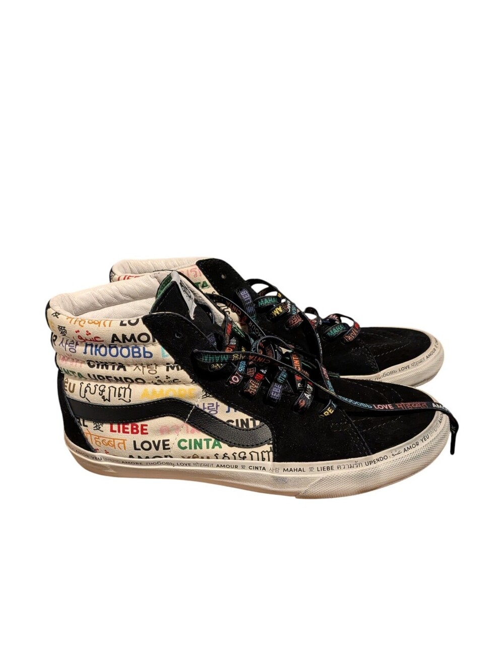 Like New men's Size 8.5 Vans Vault Sk8-Hi VLT LX "Love Pack" - Picture 2 of 7